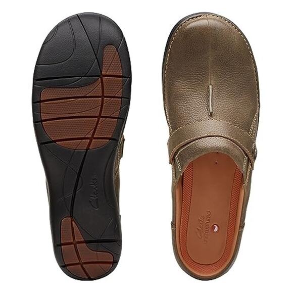 NWT Clarks Unisex Un Loop Ease Sneaker, Dark Olive-Size 6.5 US Women - Picture 4 of 4